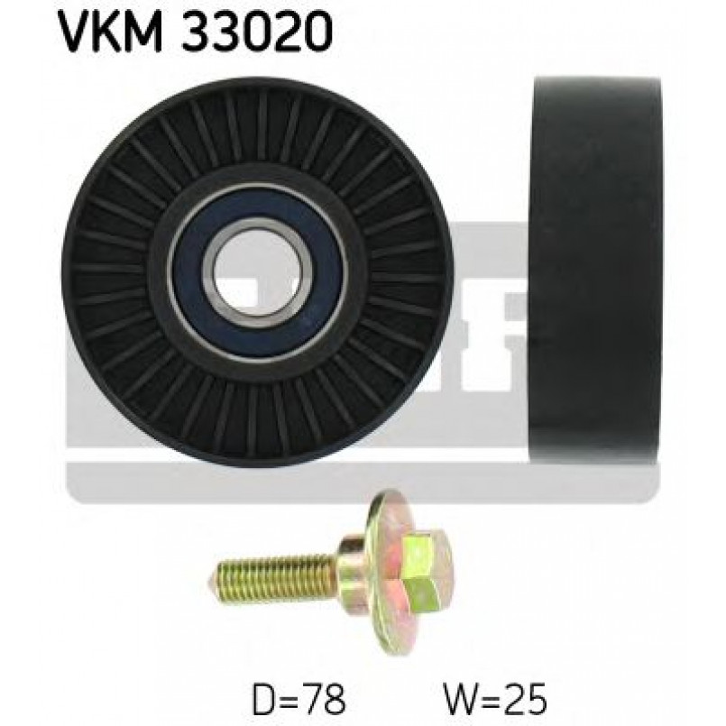 VKM 33020 SKF Ролик модуля натягувача ременя